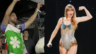Taylor Swift y Travis Kelce. Foto: Especial