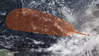 Vigilan en la Península de Yucatán un posible desarrollo ciclónico en el Atlántico