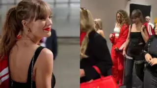 La cantante llegó acompañada de toda la familia y Travis