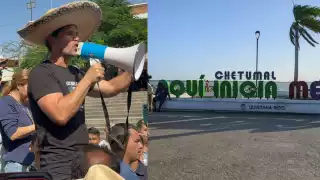 Actualmente no puede plantear propuestas, pues se consideraría un acto anticipado de campaña, al ser todavía un aspirante.