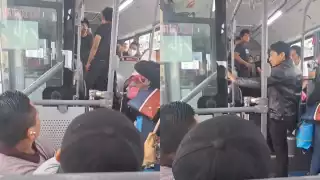 Bajan a dos hombres de un Va y Ven en Mérida tras discutir a bordo de la unidad 