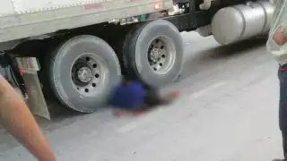 Muere hombre al ser aplastado por un tráiler en Bacalar, Quintana Roo