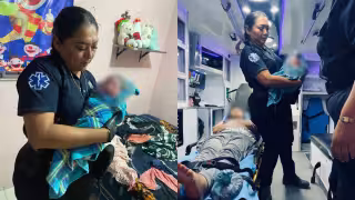 Sorpresivo parto en Kanasín: mujer da a luz en el baño de su casa