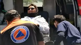 Las llantas en mal estado y las malas condiciones de la motopatrulla provocaron que no frenaran a tiempo