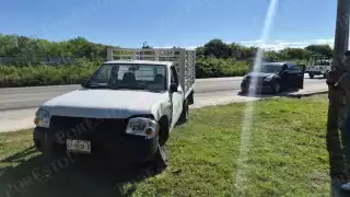Aparatoso choque entre camionetas moviliza a cuerpos de emergencia en la Carmen–Isla Aguada