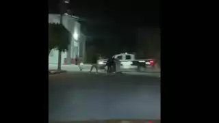 El momento qudó grabado en un video