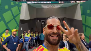 Maluma se hizo presente en la CDMX para apoyar a la Selección de Colombia