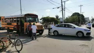 El autobús portaba placas del estado de Tamaulipas