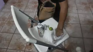 Los objetos quedaron en resguardo al igual que la motocicleta