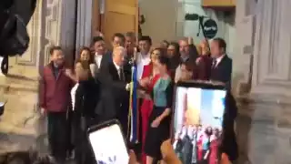 Claudia Sheinbaum recibió el bastón de mando de mannos de AMLO