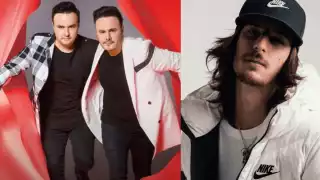 Captaron a los cantantes disfrutando de Mérida. Foto: Especial