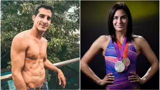 Su gran historia de amor comenzó en 2003 cuando ambos atletas tenían 17 años previo a su competencia en los Juegos Panamericanos. Foto: Especial