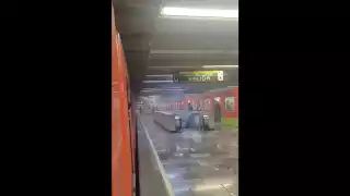 Metro de la Cdmx se incendia en la estación Chabacano