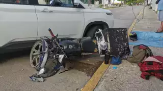 Pese a lo aparatoso del accidente no se reportaron lesionados