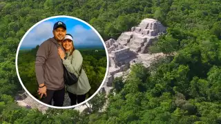 Influencer que ingresó de noche a Calakmul junto al  Vicefiscal de Campeche, comparece ante el INAH