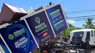 Contenedores Punto Mérida Limpia: ¿Dónde  llevar televisores, muebles y basura reciclable del 17 al 30 de abril?