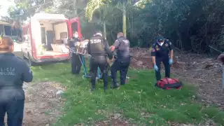 El hombre había discutido con su esposa momentos antes del intento de suicidio