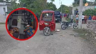 El menor que viajaba con ellos no resultó lesionado