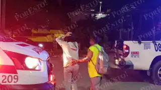 Riña de pareja deja a mujer lesionada en estacionamiento de Soriana en Campeche