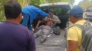 Un joven terminó lastimado tras un incidente con su motocicleta en Campeche