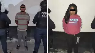 La pareja fue detenida durante un recorrido de vigilancia