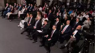 Este martes asistieron a Palacio Nacional los 23 gobernadores del partido Morena y sus aliados para debatir sobre los progresos en la implementación del programa IMSS-Bienestar