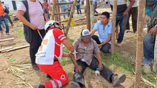 Abuelito cayó de una altura de tres metros cuando desarmaba su 'tablado' en Tizimín