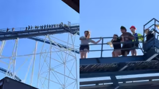 Six Flags Texas sufre apagón y deja a visitantes atrapados en lo alto de la montaña rusa