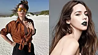 Camila Sodi se despojó de su ropa y corrió desnuda por un desierto, donde fue fotografiada, para posteriormente compartirlas en sus redes sociales
