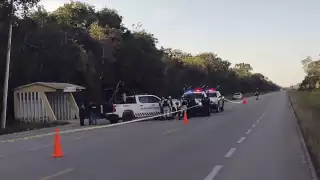 Hallan dos cuerpos embolsados en el tramo Felipe Carrillo Puerto-Tulum