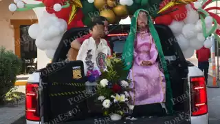 Peregrinaciones escolares y comunitarias marcan el inicio del fervor guadalupano en Camepche