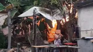 Familia de Huay-Pix se queda sin nada tras un incendio que consumió su hogar
