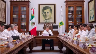 Gobernador Díaz Mena se reúne con empresarios yucatecos para revisar avances en el desarrollo económico