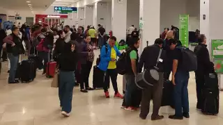 La afluencia de personas ha aumentado en el aeropuerto de Mérida
