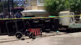 Se descarrila el trenecito del zoológico Centenario de Mérida; reportan varios heridos