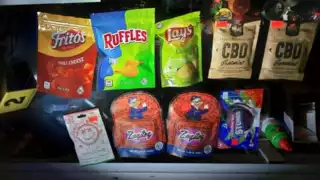 Los dulces con presunta marihuana quedaron a disposición de las autoridades de Hidalgo