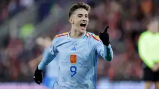 El gol del triunfo de España se dio en el segundo tiempo del partido de este domingo