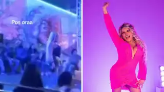 Wendy Guevara quiso lucirse con el baile de la monja