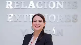 Mariana Cruz estuvo al frente de la Secretaría de Relaciones Exteriores en Yucatán durante tres años