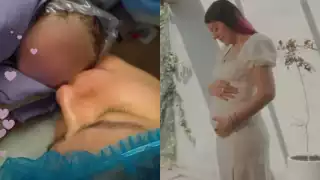 Lesslie Polinesia comparte el video del nacimiento de su bebé