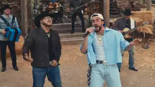 El vocalista de Grupo Frontera y Bad Bunny. Foto: Especial