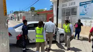 La mujer fue rescatada por paramédicos