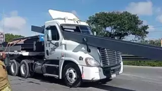 El conductor de un tráiler buscaba evitar involucrase en un accidente