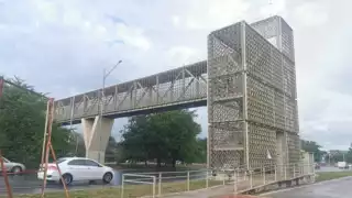 Reparan puente peatonal del Periférico de Mérida tras reportes ciudadanos