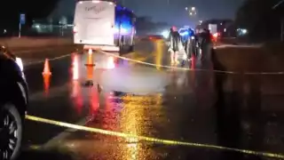 Al percatarse de lo ocurrido, el conductor abandonó el lugar de los hechos