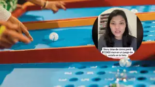 Así estafaron a una mujer en un juego de canicas en la Feria de Xalapa, Veracruz