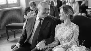 La pareja contrajo nupcias por lo civil con una pequeña ceremonia en París, Francia. Foto: Instagram fglecercle