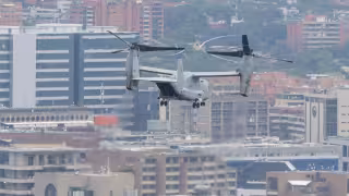 Estados Unidos realiza simulacro de evacuación en su embajada en Caracas con helicópteros y personal de emergencia