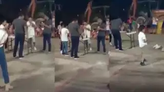 Así fue el momento en el que un hombre murió atragantado con pan en un concurso de comida en Yucatán: VIDEO