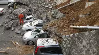 En Japón, personas atrapadas entre los escombros que dejó el sismo piden ayuda por 'X'